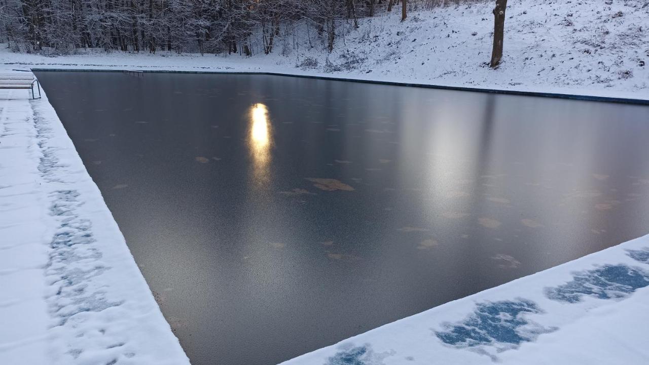 Chatka Agawa nová v areálu Koupaliště Bystré v Orlických horách Exterior foto